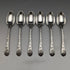 Around 1875 Set of 6 English Antique Silver Plated Teaspoons